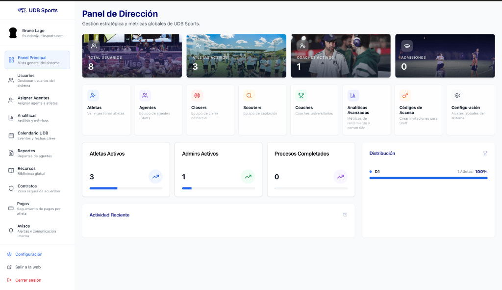 UDB Sports Platform